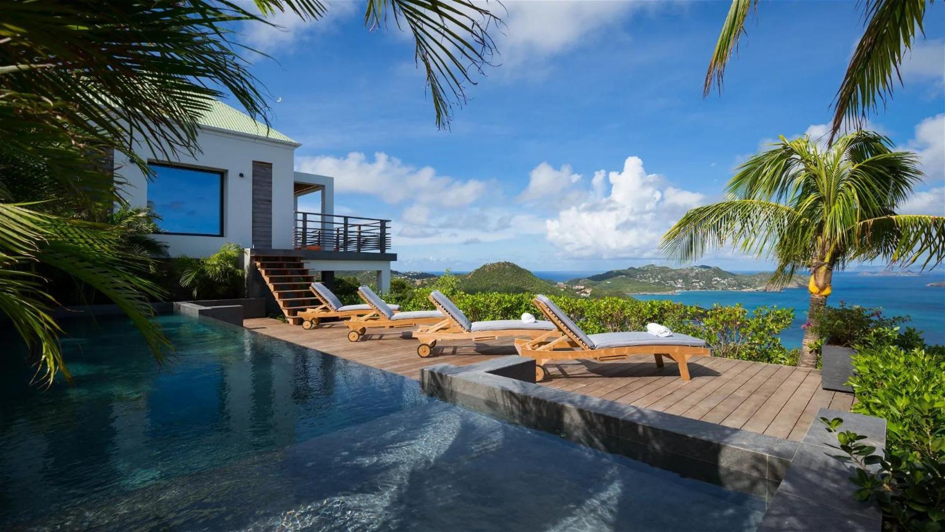 Luxurious 3-Bed Villa With Pool In Tranquil Vitet St. Barthelemy Exteriör bild